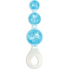Plug Anal Crystal Trio Medium – Cristalin, Confortabil Albastru