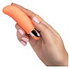 Vibrator Clitoridian Finger Tickler Portocaliu Thumb 1