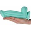 Captain Squirtino Dildo Monster Flexibil cu Ventuză Verde Thumb 4