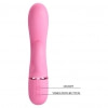 Pretty Love Marski Pink - Vibrator Rabbit 10 Funcții, USB Roz Thumb 5
