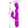 Pretty Love Laursen – Vibrator curbat Reîncărcabil 7+4, Mov Thumb 10