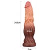 Dildo 9.5 Dual Layered Liquid Silicone Thumb 2