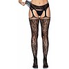 Dresuri Leg Avenue Lace Atlanta Negru XS-L Thumb 4