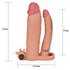 Prelungitor Dublu Penis Add 3 Vibrating Thumb 1