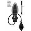 Anal Plug Latex Gonflabil 19.5cm Negru Thumb 5