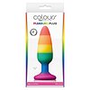 Anal Plug Pleasure Rainbow Medium Multicolor Thumb 1