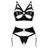 Set Obsessive Armares 3 Piese Negru M-L