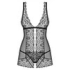 Babydoll Obsessive Firella Negru S-M