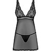Babydoll Obsessive Sweetia Negru XS-S