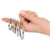 Bad Kitty Set of 5 Metal Rings Argintiu Thumb 1