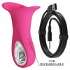 Clyde Limbă Vibratoare 12 Funcții, Reîncărcabil USB Roz Thumb 7