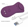Mane Vibrator Clitoridian Magnetic Reîncărcabil Bluetooth Mov Thumb 6