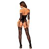 Catsuit Obsessive G333 Negru S-L Thumb 1
