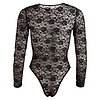 Body Cottelli Collection Lace Wet Look Negru S Thumb 1