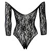 Body Le Desir Wonder Rhinestone Fun Negru XL-2XL Thumb 1