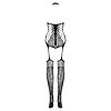 Bodystocking Obsessive F240 Negru S-L Thumb 1