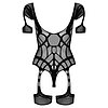 Catsuit Obsessive G334 Negru S-L Thumb 1