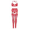 Catsuit Leg Avenue Celeste Rosu XS-L