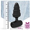 Dop Anal Cu Vibratii Love in the Pocket Negru Thumb 1