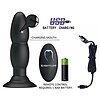 Anal Plug Cu Vibratii Pretty Love Beaded Negru Thumb 3