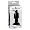 Anal Plug Medium Silicone Fantasy Negru Thumb 2