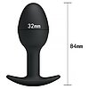 Jucarie Erotica Cu Bile Anale Silicon Negru Thumb 3