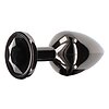 Anal Plug with Diamond Jewel Small Negru Thumb 1