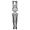 Catsuit Le Désir Johanna Negru S-L Thumb 2