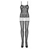 Catsuit Obsessive F235 Negru S-L