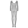 Catsuit Obsessive N109 Negru S-L Thumb 1