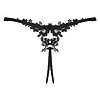 Chilot Decupat Obsessive Celia Noir Negru XS-S Thumb 1