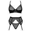 Set 3 Piese Obsessive Chemeris Negru M-L Thumb 1