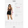 Chemise Obsessive Cecilla Negru S-M Thumb 4