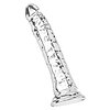 Clear Dong 9 Inch Transparent Thumb 1