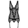 Corset Obsessive Emperita Negru L-XL
