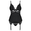 Corset Obsessive 810-COR Negru L-XL