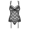 Corset Obsessive 860-COR Negru S-M