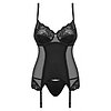 Corset Obsessive Amallie Negru 2XL