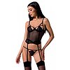 Corset Passion Perdita Negru S-M
