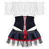 Costum Bavarez Obsessive Slaviana Negru S-M