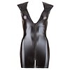 Costum Latex Dama Wetlook With Zip Negru L