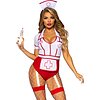 Costum Leg Avenue Nurse Feelgood Roșu M Thumb 1