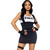 Costum Leg Avenue Sultry Swat Officer Negru XS