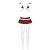 Costum Obsessive Schooly Alb S-M