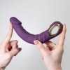 Crushious Magnus Viola Vibrator Realist Reîncărcabil Mov Thumb 5