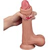 Dildo 22 cm Sliding Skin Dual-Layer – Textură Realistă Thumb 3