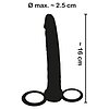 Dildo Anal Dong 16cm Negru Thumb 2