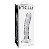 Dildo de Sticla Icicles No. 62 Transparent Thumb 2