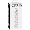 Dildo Icicles Hand Blown Glass 17.8cm Transparent Thumb 2