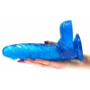 Dildo Jelly cu Ventuză 19 cm Albastru Realist Toyz4Lovers Thumb 1